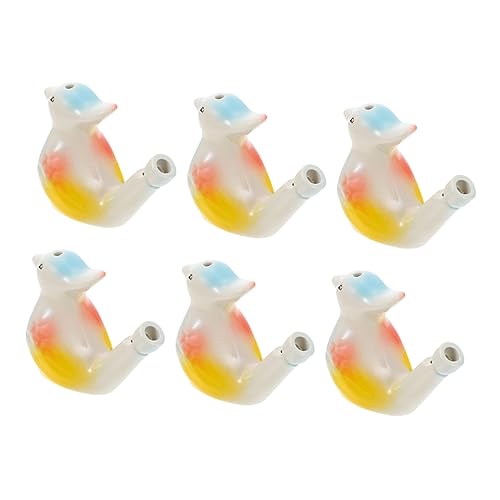 HOOTNEE 6Stücke Teiliges Keramische Vogel Pfeifen Bunten Farben Wassergeräusche für Party für Outdoor Aktivitäten HOOTNEE 6Stücke Teiliges Keramische Vogel Pfeifen Bunten Farben Wassergeräusche für Party für Outdoor Aktivitäten von HOOTNEE