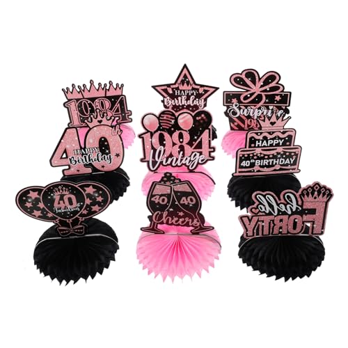 HOOTNEE 9Stücke Wabenpapier Tischdekoration für Geburtstagsfeiern Elegante Party Deko Roségold für Kreative Wohn und Esstischgestaltung Einfach zu Montieren Vielseitig Einsetzbar HOOTNEE 9Stücke Wabenpapier Tischdekoration für Geburtstagsfeiern Elegante Party Deko Roségold für Kreative Wohn und Esstischgestaltung Einfach zu Montieren Vielseitig Einsetzbar von HOOTNEE