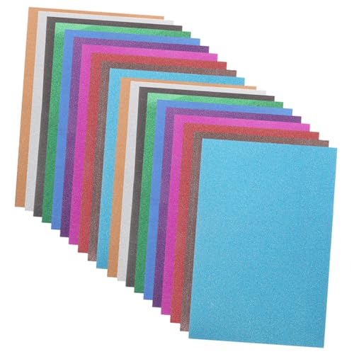 HOOTNEE 20 Stücke Glitter Karton Papier für Handwerk A4 Gold Glitter Karton Blätter HOOTNEE 20 Stücke Glitter Karton Papier für Handwerk A4 Gold Glitter Karton Blätter von HOOTNEE