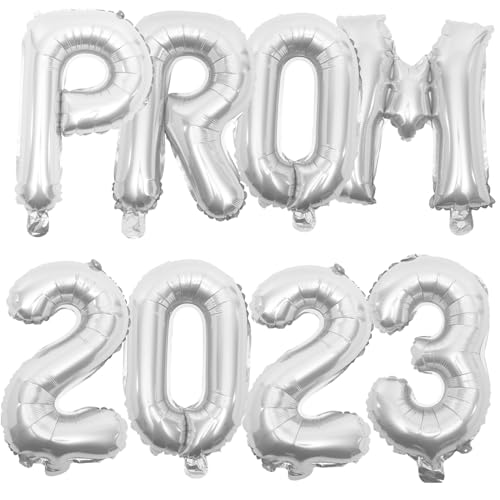 HOOTNEE Abschlussfeier Folienballons Aluminiumfolie Graduation Party Dekoration Silber Prom Luftballons für Schulabschluss Partygestaltung HOOTNEE Abschlussfeier Folienballons Aluminiumfolie Graduation Party Dekoration Silber Prom Luftballons für Schulabschluss Partygestaltung von HOOTNEE