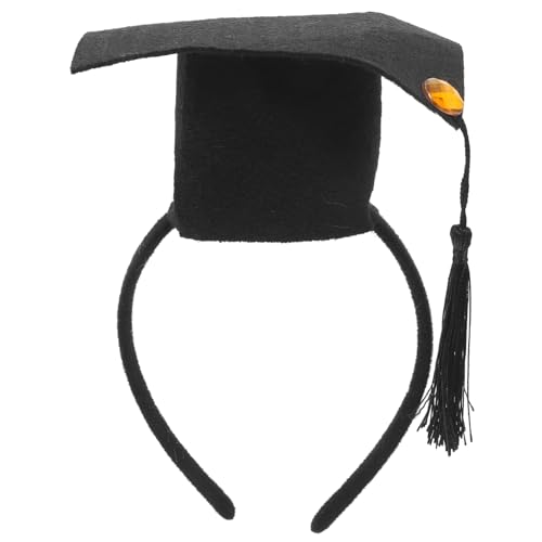 HOOTNEE Kopfbedeckungen für die Abschlusssaison Graduiertenmütze-Stirnband Abschluss-Stirnband 2024 hochzeit haarschmuck hochzeitshaar schmuck Haarband schmücken Abschlussfeier-Stirnband von HOOTNEE