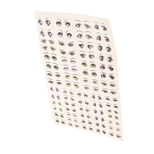HOOTNEE Cartoon Anime Augen Aufkleber Bogen DIY Bastel Sticker Formen Langlebig und Einfach zu Entfernen für Clay Figuren und Animationspuppen HOOTNEE Cartoon Anime Augen Aufkleber Bogen DIY Bastel Sticker Formen Langlebig und Einfach zu Entfernen für Clay Figuren und Animationspuppen von HOOTNEE