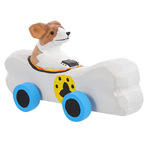 HOOTNEE Cartoon Tier Holzfigur Lustige Tier Dekoration Für Auto Zuhause Handgefertigte Holzspielzeuge Für Niedliche Tiere Als Holzornamente von HOOTNEE