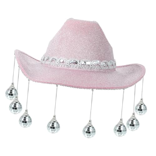 HOOTNEE Disco Cowboyhut, Party Dekorationshut, Disco Cosplay Cowgirlhut, Gebogener Westernhut, Fransen Cowgirlhut, Kostüm Accessoire Hut, Damen, Outdoor Westernhut, Jungenhut, HOOTNEE Disco Cowboyhut, Party Dekorationshut, Disco Cosplay Cowgirlhut, Gebogener Westernhut, Fransen Cowgirlhut, Kostüm Accessoire Hut, Damen, Outdoor Westernhut, Jungenhut, von HOOTNEE