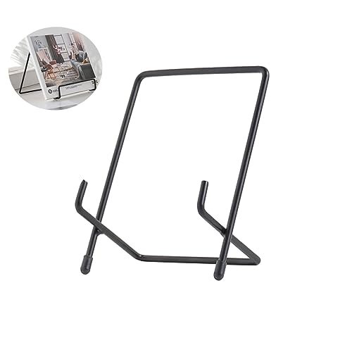HOOTNEE Geometrisches Wrought Iron Bücherregal Aufbewahrungsständer Groß Schwarz Stabiles Metall Organizer für Bücher Zeitschriften Desktop Rustikaler Leseständer für Büro und Zuhause HOOTNEE Geometrisches Wrought Iron Bücherregal Aufbewahrungsständer Groß Schwarz Stabiles Metall Organizer für Bücher Zeitschriften Desktop Rustikaler Leseständer für Büro und Zuhause von HOOTNEE