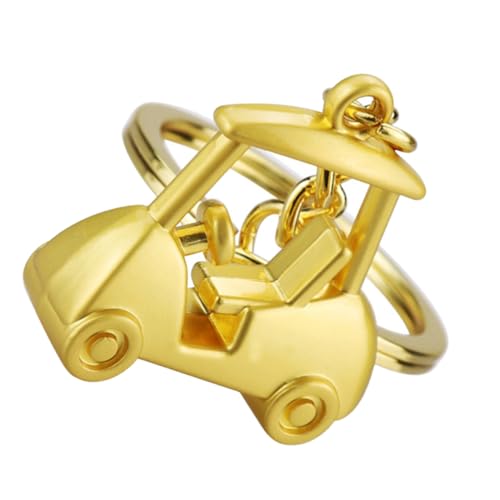 HOOTNEE Golfwagen Schlüsselanhänger Eleganter Schlüsselorganizer für Golfcart Schlüssel Stilvolles Accessoire für Golf Unisex Schlüsselring mit Kreativem Design Perfektes für Golfer von HOOTNEE