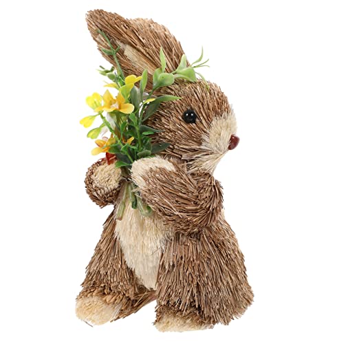 HOOTNEE Handgewebtes Deko Rabbit Aus Stroh Niedliches Tierornament Für Den Tisch Perfekte Osterdekoration Und Geschenkidee Für Jeden Anlass HOOTNEE Handgewebtes Deko Rabbit Aus Stroh Niedliches Tierornament Für Den Tisch Perfekte Osterdekoration Und Geschenkidee Für Jeden Anlass von HOOTNEE