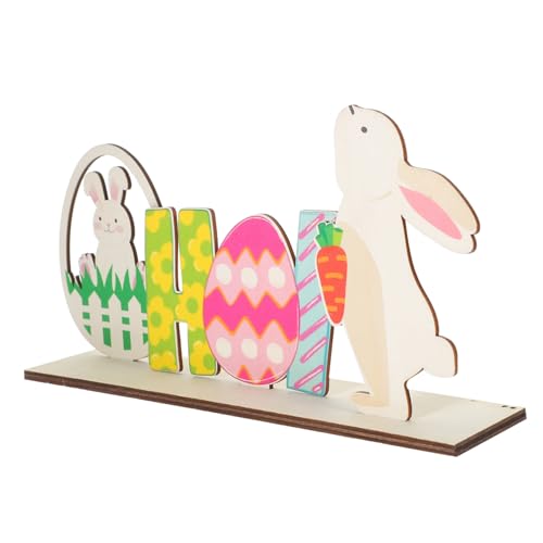 HOOTNEE Hasen Ornament Aus Holz, Bauernhaus Hase, Holzhase, Tischdekoration, Holzdekor Für Den Tisch HOOTNEE Hasen Ornament Aus Holz, Bauernhaus Hase, Holzhase, Tischdekoration, Holzdekor Für Den Tisch von HOOTNEE