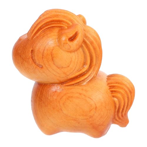 HOOTNEE Holzfigur Inspirierende Holzskulptur des Chinesischen Tierkreises Einzigartiges Handgeschnitztes Dekorationsstück für Büro und Vielseitige Kunstfigur für Sammler HOOTNEE Holzfigur Inspirierende Holzskulptur des Chinesischen Tierkreises Einzigartiges Handgeschnitztes Dekorationsstück für Büro und Vielseitige Kunstfigur für Sammler von HOOTNEE