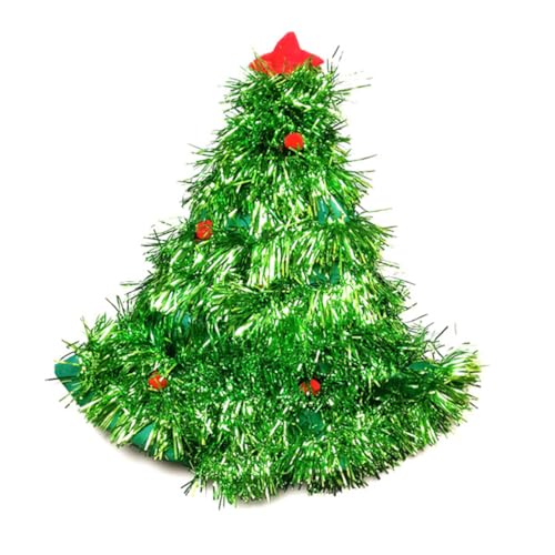 HOOTNEE Weihnachtsbaum-Hut festlicher Party-Hut neuartiger Weihnachts-Kopfschmuck für Party-Kostüme HOOTNEE Weihnachtsbaum-Hut festlicher Party-Hut neuartiger Weihnachts-Kopfschmuck für Party-Kostüme von HOOTNEE