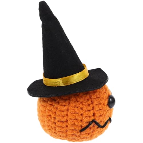 HOOTNEE Schöne Plüsch-kürbispuppe Für Halloween Kleine Kürbis-Dekoration Flauschige Halloween-tischornamente HOOTNEE Schöne Plüsch-kürbispuppe Für Halloween Kleine Kürbis-Dekoration Flauschige Halloween-tischornamente von HOOTNEE