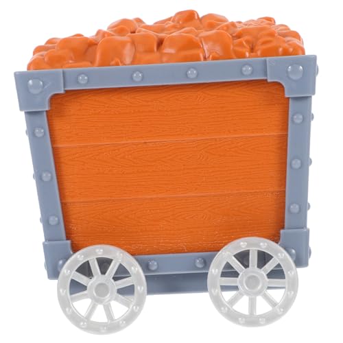 HOOTNEE Mini Kunststoff für Multifunktionale Aufbewahrungsbox im Minenwagen Design Sicheres für Kinderzimmer für Partys und Dekoration Einfach zu Reinigen und Pflegen von HOOTNEE
