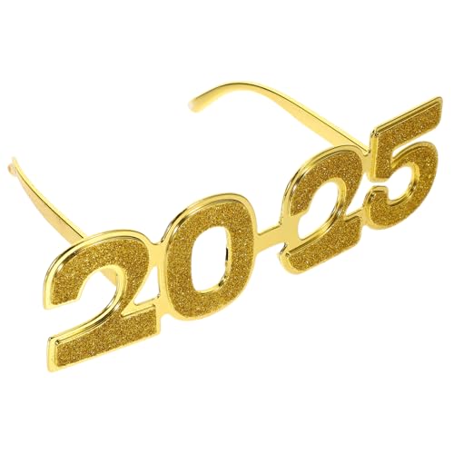 HOOTNEE Partybrille Gold Glitzerndes Hautfreundliches Neujahrs Party Accessoire Unisex Komfortabel Bruchsicher Vielseitig Einsetzbar Für Silvester Feierlichkeiten HOOTNEE Partybrille Gold Glitzerndes Hautfreundliches Neujahrs Party Accessoire Unisex Komfortabel Bruchsicher Vielseitig Einsetzbar Für Silvester Feierlichkeiten von HOOTNEE