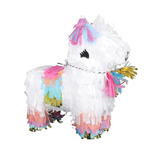 Pony-piñata Spielzeug Für Kinder -piñata Pinata-füller Für Kinder Themenparty Gefallen Pinata-süßigkeitsspielzeug Mini-pferdepinatas Plüsch Papier 3d Kleiner Esel Doppelseitig von HOOTNEE
