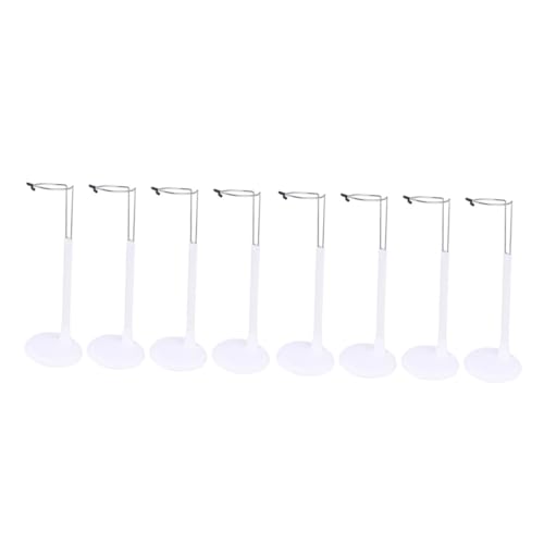HOOTNEE Puppenständer 8-teiliges Set Puppenhalterung Einfach Zu Montieren Robuster Kunststoff Für Sammler Und Jungen Und Mädchen HOOTNEE Puppenständer 8-teiliges Set Puppenhalterung Einfach Zu Montieren Robuster Kunststoff Für Sammler Und Jungen Und Mädchen von HOOTNEE