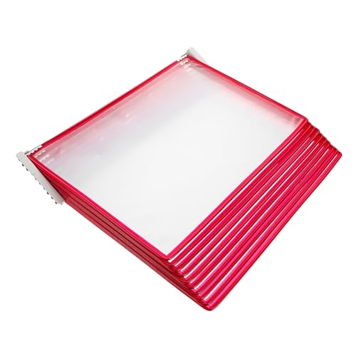 HOOTNEE Wandmontierter Präsentationsständer Dokumenten Organizer Hängemappe Für Akten Hängemappe Für Die Wand Wandmontierter Dokumentenständer Ordner Mit Plastikhüllen Papierordner von HOOTNEE