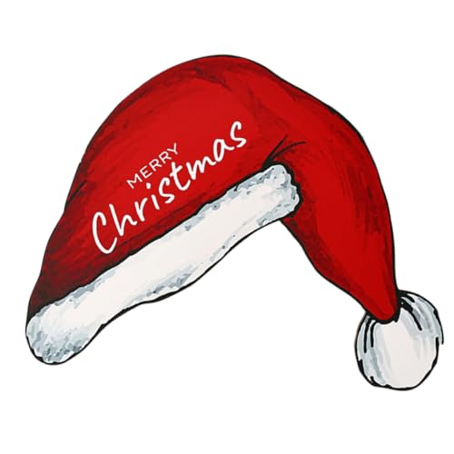 HOOTNEE Weihnachtsmannmütze Dekoration Weihnachtstürrahmen Feiertagstür Topper Türrahmen Dekorationen Feiertagstürrahmen Dekoration Fensterrahmen Dekoration Türrahmen Ornamente HOOTNEE Weihnachtsmannmütze Dekoration Weihnachtstürrahmen Feiertagstür Topper Türrahmen Dekorationen Feiertagstürrahmen Dekoration Fensterrahmen Dekoration Türrahmen Ornamente von HOOTNEE