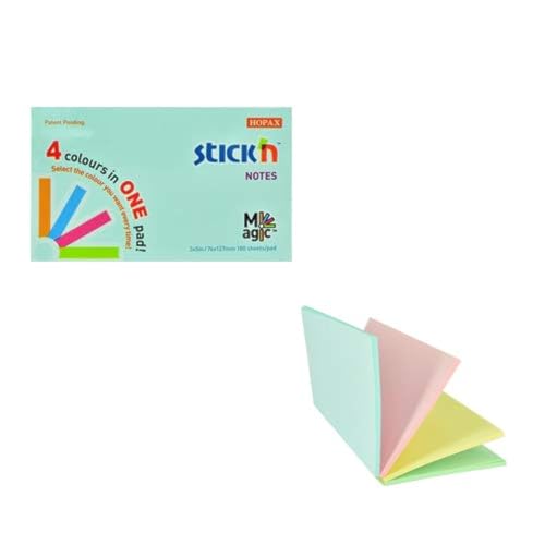 Hopax-stick'n 21576 Haftnotizen, 76 x 127 mm, mehrfarbig, 100 Blatt Hopax-stick'n 21576 Haftnotizen, 76 x 127 mm, mehrfarbig, 100 Blatt von HOPAX-Stick'n