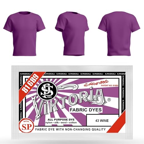 VIKTORIA Textilfarbe waschmaschinenfest (59 FARBEN) - stofffarbe, färbemittel textilien, stofffarben waschfest, textil farbe, kleidung färben von HOPS