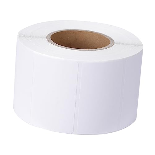 1Rolle Leere Selbstklebende Weiße Aufkleber für Lebensmittel Adressen Bastelprojekte Hochwertiges Kunstdruckpapier Praktisch Vielseitig Einsetzbar von HORIALENCE
