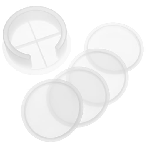 5 Stück Untersetzer Silikonform Schalenformen für Epoxidharz Silikonformen für Epoxidharz Untersetzer aus Harzformen Gießformen aus Epoxidharz Silikon -Epoxidformen Kieselgel Weiß 5 Stück Untersetzer Silikonform Schalenformen für Epoxidharz Silikonformen für Epoxidharz Untersetzer aus Harzformen Gießformen aus Epoxidharz Silikon -Epoxidformen Kieselgel Weiß von HORIALENCE