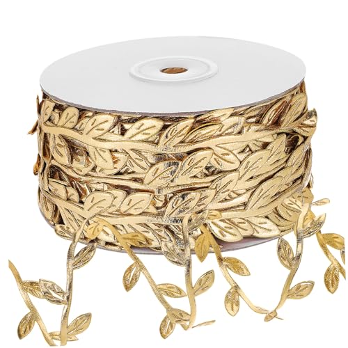 HORIALENCE 1 Rolle Blumen-rattan-beleuchtung Trimmen Dekorationen Blattrebenband Partydekorationsband Blattbesatz Blattband Zum Basteln Weinband Künstliches Blattband Weinblätter Golden Stoff HORIALENCE 1 Rolle Blumen-rattan-beleuchtung Trimmen Dekorationen Blattrebenband Partydekorationsband Blattbesatz Blattband Zum Basteln Weinband Künstliches Blattband Weinblätter Golden Stoff von HORIALENCE