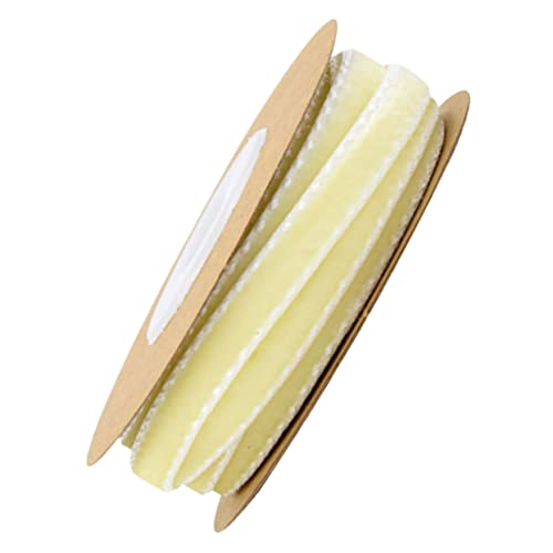 HORIALENCE 1 Rolle Hochwertiges Veloursband Beige Dekorative Bänder für DIY Hochzeiten und Bastelprojekte für Kleidung Haarschmuck und Halskettenaccessoires HORIALENCE 1 Rolle Hochwertiges Veloursband Beige Dekorative Bänder für DIY Hochzeiten und Bastelprojekte für Kleidung Haarschmuck und Halskettenaccessoires von HORIALENCE