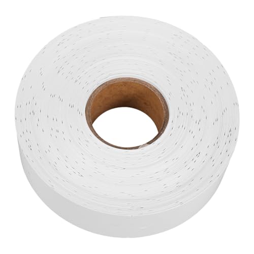 HORIALENCE 1 Rolle Leere Kleidung Tags Küchenetiketten Für Behälter Flohmarkt-aufkleber Kleine Aufkleber Logo-aufkleber Etiketten Für Namensschilder Versandetiketten Weiß Kupferplatte von HORIALENCE