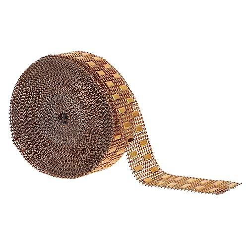 HORIALENCE 1 Rolle Reihiges Strassband Gold Yards für DIY Bastelprojekte Hochzeits und Partydekoration Funkelndes Diamant Mesh für Kreative Anwendungen HORIALENCE 1 Rolle Reihiges Strassband Gold Yards für DIY Bastelprojekte Hochzeits und Partydekoration Funkelndes Diamant Mesh für Kreative Anwendungen von HORIALENCE