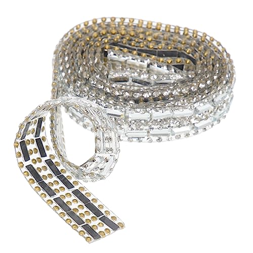 HORIALENCE 1 Rolle Selbstklebendes Strassband Glitzerndes für DIY Bekleidung Kostüme Taschen und Hochzeitsfeiern mit Heißschmelzender Kleberückseite Zuschneidbar Breit HORIALENCE 1 Rolle Selbstklebendes Strassband Glitzerndes für DIY Bekleidung Kostüme Taschen und Hochzeitsfeiern mit Heißschmelzender Kleberückseite Zuschneidbar Breit von HORIALENCE