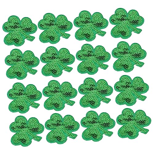 HORIALENCE 1 Satz DIY Klebe Patches für Kleidung Grüner Kleeblatt Aufnäher für Patrick's Day Bügelbilder für Jacken Hüte und Taschen für Kreative Bastelprojekte und Dekoration HORIALENCE 1 Satz DIY Klebe Patches für Kleidung Grüner Kleeblatt Aufnäher für Patrick's Day Bügelbilder für Jacken Hüte und Taschen für Kreative Bastelprojekte und Dekoration von HORIALENCE