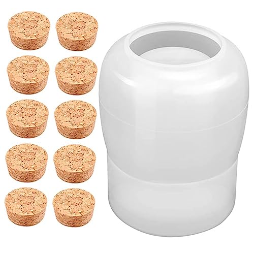 HORIALENCE 1 Satz Silikonform für DIY Aufbewahrungsflasche Epoxidharz Gießform für Kreative Bastelprojekte Korken für Designs von HORIALENCE
