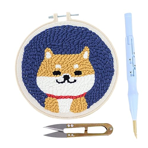 HORIALENCE 1 Satz Stickmaterialpaket Haken-kit Stickerei Nähset Bausatz Punchnadel -kit Stickset Für Anfänger Stanznadel-sticksets Stanznadel Zum Sticken Stickfaden Stickset Anfänger HORIALENCE 1 Satz Stickmaterialpaket Haken-kit Stickerei Nähset Bausatz Punchnadel -kit Stickset Für Anfänger Stanznadel-sticksets Stanznadel Zum Sticken Stickfaden Stickset Anfänger von HORIALENCE