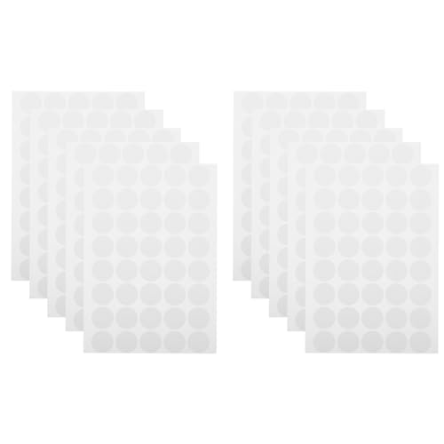 HORIALENCE 10 Blatt Selbstklebende Runde Etiketten Bunte Farbmarkierungsaufkleber für Büro und Zuhause zur Organisation von Dokumenten Kartons und Notizen Durchmesser HORIALENCE 10 Blatt Selbstklebende Runde Etiketten Bunte Farbmarkierungsaufkleber für Büro und Zuhause zur Organisation von Dokumenten Kartons und Notizen Durchmesser von HORIALENCE