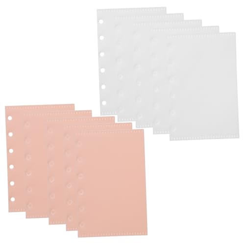 HORIALENCE 10 Blatt Teiliges Binder Pockets Kunststoff Ordner Taschen Wasserfeste Dokumententaschen Transparent Leichtes Material Robust Langlebig für Büroorganisation HORIALENCE 10 Blatt Teiliges Binder Pockets Kunststoff Ordner Taschen Wasserfeste Dokumententaschen Transparent Leichtes Material Robust Langlebig für Büroorganisation von HORIALENCE