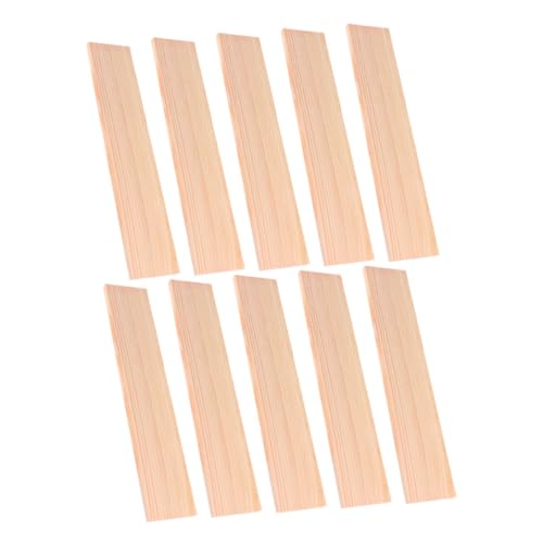 HORIALENCE 10 Stück Brett Foto Requisiten Holzhandwerk Rechteckig Bastel Maltafel Unlackierte Holzblöcke Zum Basteln Holzblöcke Zum Basteln Holzhandwerksblöcke DIY Holzbretter von HORIALENCE
