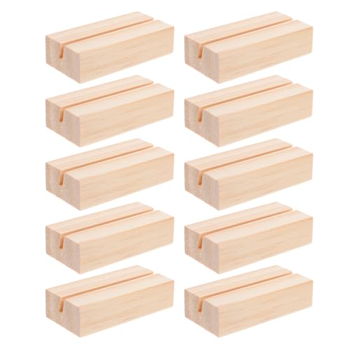 HORIALENCE 10 Stück Holz Kartenhalter Tischkartenhalter aus Holz für Menükarten Postkarten Visitenkarten Eleganter Tischdekor für Hochzeiten Partys HORIALENCE 10 Stück Holz Kartenhalter Tischkartenhalter aus Holz für Menükarten Postkarten Visitenkarten Eleganter Tischdekor für Hochzeiten Partys von HORIALENCE