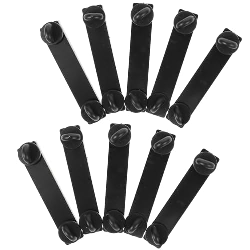 HORIALENCE 10 Stück Rectangular Pin Back Replacement für Anstecknadeln Bastelprojekte Schmuckherstellung Robuste Praktische Klammer für DIY Badges Broschen von HORIALENCE