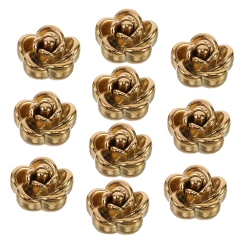 HORIALENCE 10 Stück Rosenperlen für Diy Schmuckherstellung Handgefertigte Zubehörteile für Armbänder und Langlebige und Veredelte Bastelperlen HORIALENCE 10 Stück Rosenperlen für Diy Schmuckherstellung Handgefertigte Zubehörteile für Armbänder und Langlebige und Veredelte Bastelperlen von HORIALENCE