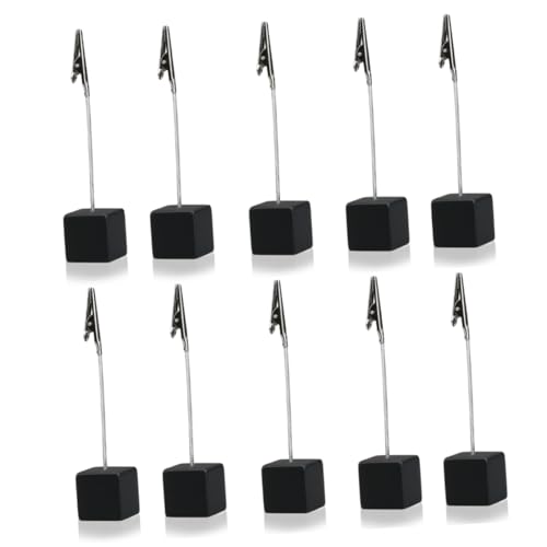 HORIALENCE 10 Stück Schwarzer Cube Memo Halter mit Clip Zettelhalter für Büro Zuhause für Notizen und Unerwartete Aufgaben und Platzsparend HORIALENCE 10 Stück Schwarzer Cube Memo Halter mit Clip Zettelhalter für Büro Zuhause für Notizen und Unerwartete Aufgaben und Platzsparend von HORIALENCE