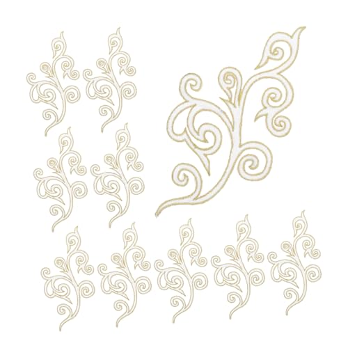 HORIALENCE 10 Stück Teiliges Gold Foil Floral Aufnäher und Rückenkleber Stickerei Patches für Hochzeitskleider Scrapbooking und Diy Projekte Vielseitige Applikationen für Kreative Designs HORIALENCE 10 Stück Teiliges Gold Foil Floral Aufnäher und Rückenkleber Stickerei Patches für Hochzeitskleider Scrapbooking und Diy Projekte Vielseitige Applikationen für Kreative Designs von HORIALENCE