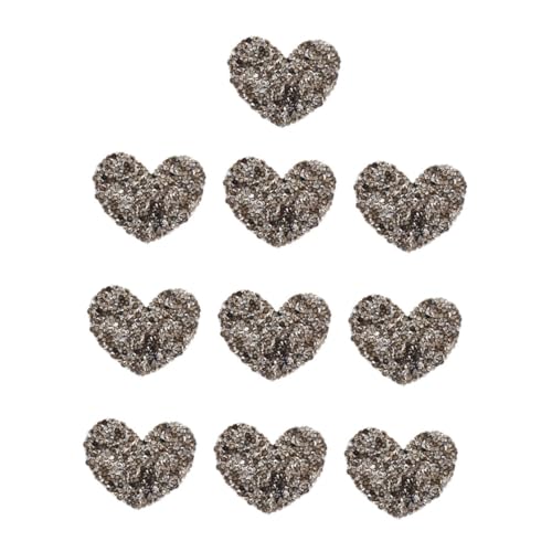 HORIALENCE 10 Stück Teiliges Herz Strass Patches zum Aufbügeln Glänzende Langlebige Applikationen für Kleidung Rucksäcke Jeansjacken DIY Accessoires als für HORIALENCE 10 Stück Teiliges Herz Strass Patches zum Aufbügeln Glänzende Langlebige Applikationen für Kleidung Rucksäcke Jeansjacken DIY Accessoires als für von HORIALENCE
