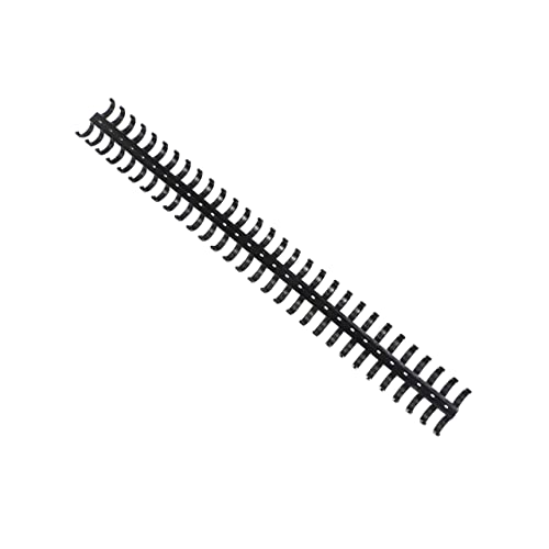 HORIALENCE 10 Stück Teiliges Kunststoff Binderinge für Papier Spiralringe für Lose für Bürobedarf Wiederverwendbar und Flexibel für Dokumentenorganisation und Präsentationen von HORIALENCE