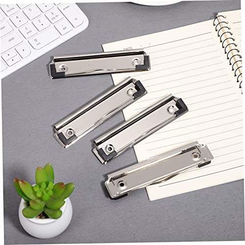 HORIALENCE 10 Stück Teiliges Montierbare Metall Hardboard Clips Robuste Multifunktionale Klemmbretthalter für Büro Schule und Zuhause mit Nägeln zum Befestigen von Akten Papieren und HORIALENCE 10 Stück Teiliges Montierbare Metall Hardboard Clips Robuste Multifunktionale Klemmbretthalter für Büro Schule und Zuhause mit Nägeln zum Befestigen von Akten Papieren und von HORIALENCE