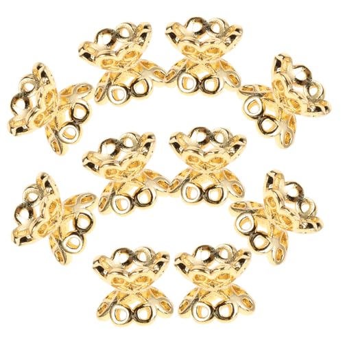 HORIALENCE 10 Stück Teiliges Perlenkappen für Schmuckherstellung Doppelseitige Spacer für Armbänder und für DIY Handarbeiten von HORIALENCE