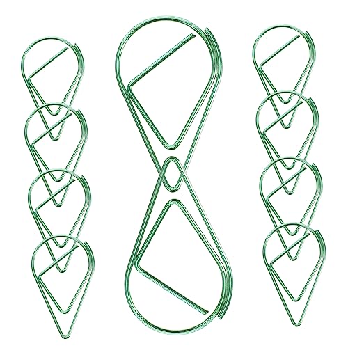 HORIALENCE 10 Stück Teiliges Wassertröpfchen Büroklammern Kreative Metall Clips für DIY Lesezeichen und Dokumente Vielseitige Büro und Schulbedarf Starke Haltekraft und Zuverlässige von HORIALENCE