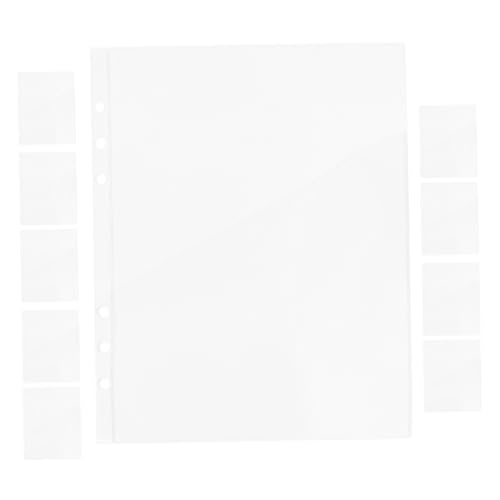 HORIALENCE 10 Stück Transparente Sammeltasche für Notizbuch Nachfüllungen Teiliges Set aus Robustem PVC zur Aufbewahrung von Karten Rechnungen und Bildern Praktischer Organizer für Unterwegs von HORIALENCE