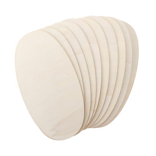 HORIALENCE 10 Stück Unlackierte Holzscheiben Oval DIY Dekoration Holzstücke für Bastelarbeiten für Weihnachten und Partys HORIALENCE 10 Stück Unlackierte Holzscheiben Oval DIY Dekoration Holzstücke für Bastelarbeiten für Weihnachten und Partys von HORIALENCE