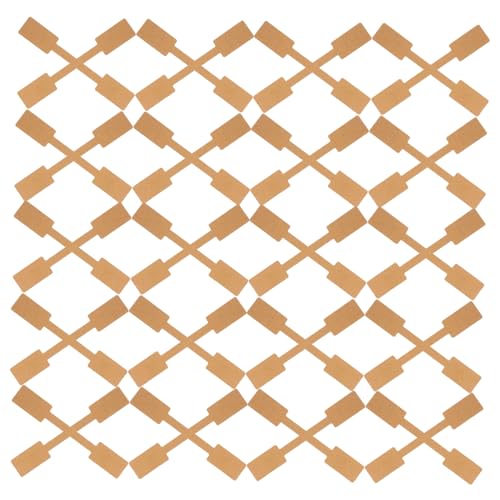 HORIALENCE 100 Blatt Kraftpapier Schmuck Preisschilder Quadratisch Selbstklebend Blanko Markierungsetiketten zum Beschriften für Ringe Anhänger Schmuckwaren HORIALENCE 100 Blatt Kraftpapier Schmuck Preisschilder Quadratisch Selbstklebend Blanko Markierungsetiketten zum Beschriften für Ringe Anhänger Schmuckwaren von HORIALENCE