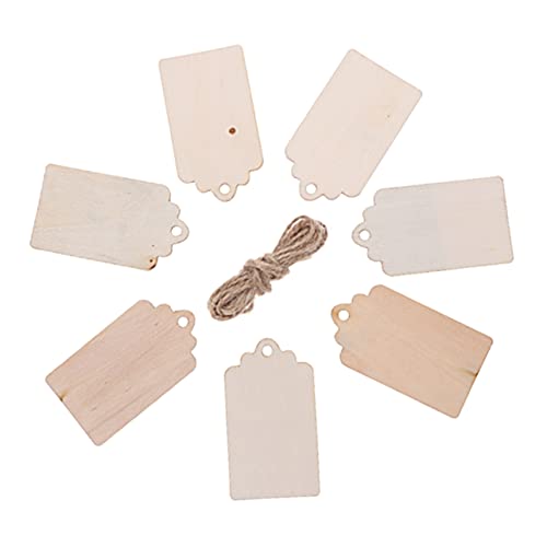 HORIALENCE 100 Stück Holz Nachrichten Hängeschild Einfaches Notizbrett mit Hanfseil für Heimdekoration Schlafzimmer Wohnzimmer und Geschäfte HORIALENCE 100 Stück Holz Nachrichten Hängeschild Einfaches Notizbrett mit Hanfseil für Heimdekoration Schlafzimmer Wohnzimmer und Geschäfte von HORIALENCE
